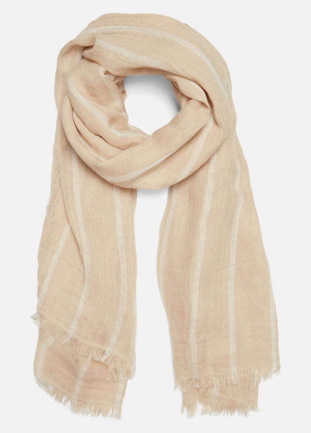 Cotton Gauze Awning Stripe Scarf in Scarves & Hats | VINCE Women