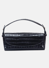 Sabrina Croc-Embossed Leather Mini Top-Handle Bag in Handbags | VINCE Women