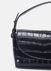 Sabrina Croc-Embossed Leather Mini Top-Handle Bag in Handbags | VINCE Women