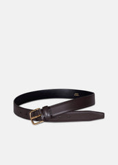 Women’s 32mm Stitched Leather Belt in Belts | VINCE Women