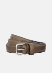 Women’s 20mm Stitched Leather Belt in Belts | VINCE Women