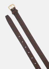 Women's 20mm Calf Hair Belt in Belts | VINCE Women