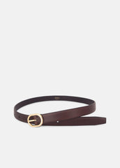 Women's 20mm Spazzolato Leather Belt in Belts | VINCE Women