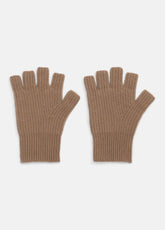 Plush Cashmere Rib-Knit Fingerless Glove in Gloves | VINCE Women