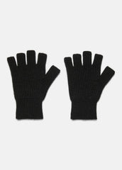 Plush Cashmere Rib-Knit Fingerless Glove in Gloves | VINCE Women