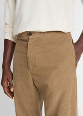 Louie Relaxed Cotton Corduroy Elastic-Waist Pant in Trousers | VINCE Men
