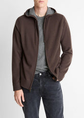 Cashmere Zip-Front Hoodie in Sweatshirts & Hoodies | VINCE Men