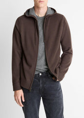 Cashmere Zip-Front Hoodie in Sweatshirts & Hoodies | VINCE Men