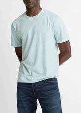 Pima Cotton Crew Neck T-Shirt in Short Sleeve | VINCE Men