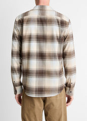 Missoula Plaid Button-Front Shirt in Long Sleeve | VINCE Men