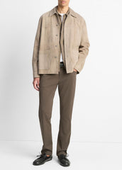 Suede Shirt Jacket in Shirt Jackets | VINCE Men