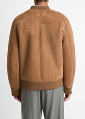 Shearling Bomber Jacket in Jackets | VINCE Men