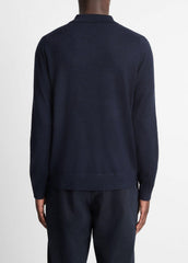 Wool Polo Sweater in Sweaters | VINCE Men