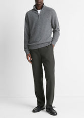 Plush Cashmere Quarter-Zip Sweater in Quarter Zip | VINCE Men