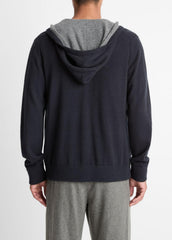 Cashmere Zip-Front Hoodie in Cashmere | VINCE Men