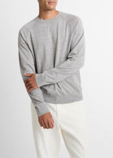 Featherweight Wool-Cashmere Crew Neck Sweater in Crew Neck | VINCE Men