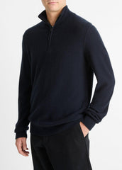 Plush Cashmere Quarter-Zip Sweater in Quarter Zip | VINCE Men