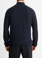 Plush Cashmere Quarter-Zip Sweater in Quarter Zip | VINCE Men