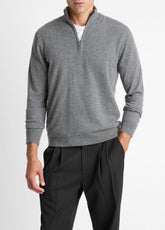 Cashmere Quarter-Zip Sweater in Quarter Zip | VINCE Men