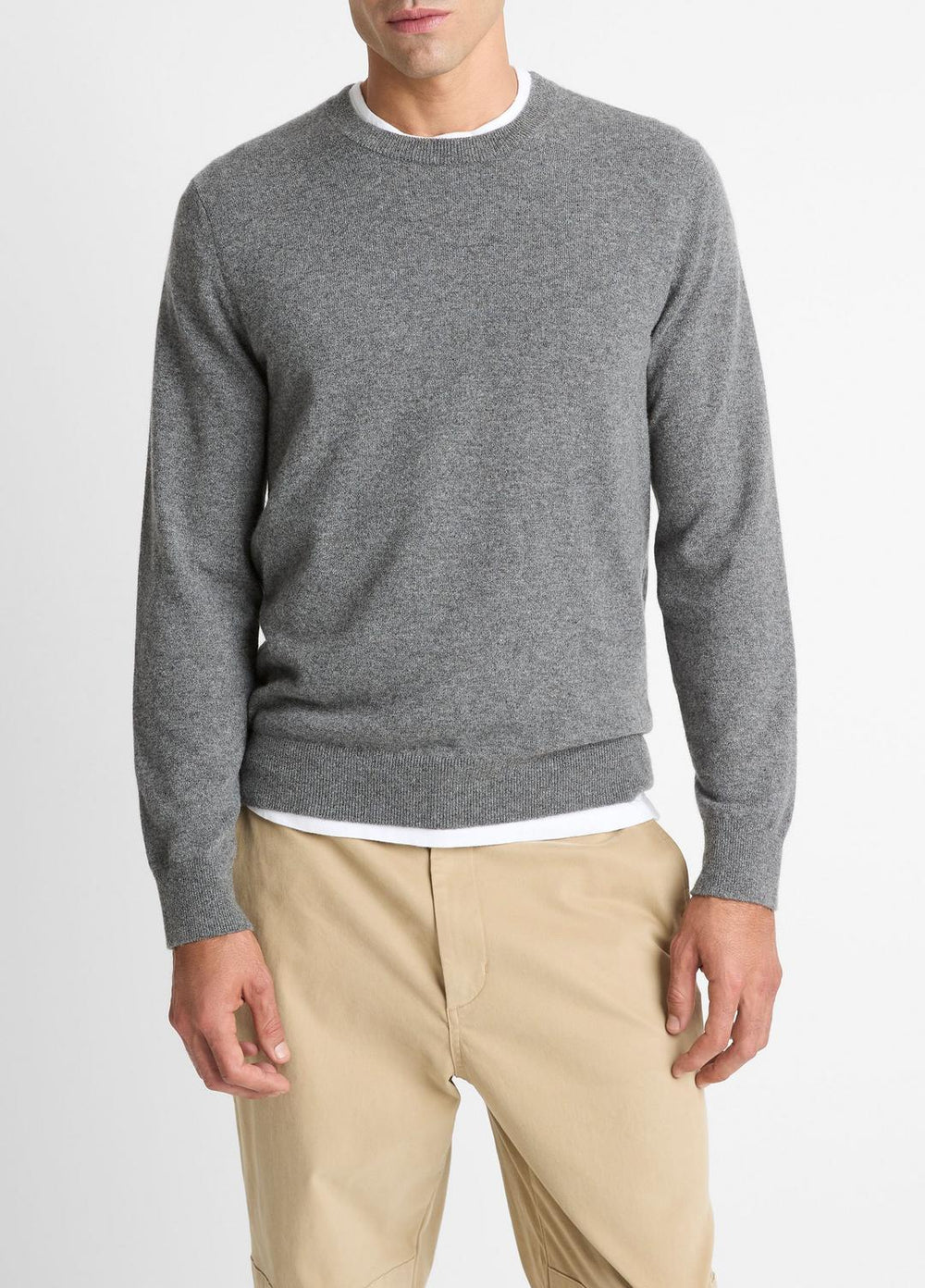 Cashmere Crew Neck Sweater in Crew Neck | VINCE Men
