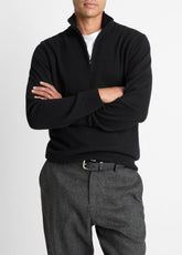 Cashmere Quarter-Zip Sweater in Quarter Zip | VINCE Men
