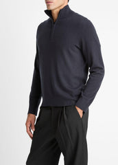 Cashmere Quarter-Zip Sweater in Quarter Zip | VINCE Men
