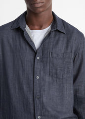 Double Face Long Sleeve in Long Sleeve | VINCE Men