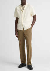 Merino Wool Cabana Shirt in Short Sleeve | VINCE Men