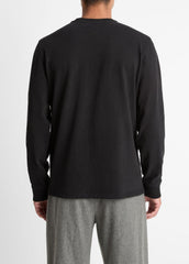 Sueded Jersey Long-Sleeve Pocket T-Shirt in Long Sleeve | VINCE Men