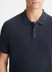 Classic Slub Polo Shirt in Henleys & Polos | VINCE Men