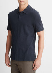 Classic Slub Polo Shirt in Henleys & Polos | VINCE Men