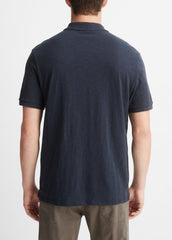 Classic Slub Polo Shirt in Henleys & Polos | VINCE Men