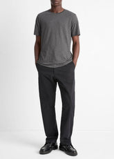 Pima Cotton Crew Neck T-Shirt in Short Sleeve | VINCE Men