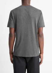 Pima Cotton Crew Neck T-Shirt in Short Sleeve | VINCE Men