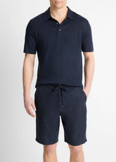 Linen Polo Shirt in Henleys & Polos | VINCE Men