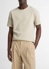 Garment Dye Cotton T-Shirt in Short Sleeve | VINCE Men