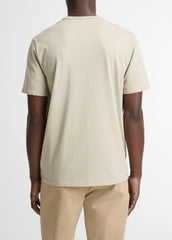 Garment Dye Cotton T-Shirt in Short Sleeve | VINCE Men