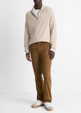 Dylan Slim 5-Pocket Peached Stretch-Cotton Pant in Trousers | VINCE Men