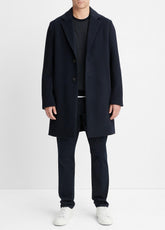 Classic Italian Wool-Blend Coat in Jackets & Outerwear | VINCE Men