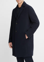 Classic Italian Wool-Blend Coat in Jackets & Outerwear | VINCE Men
