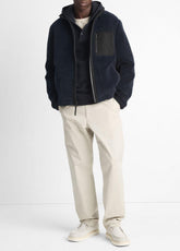 Sherpa Zip Jacket in Jackets | VINCE Men