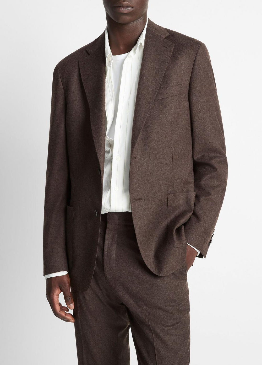 Wool-Silk Relaxed Sport Coat in Blazers | VINCE Men
