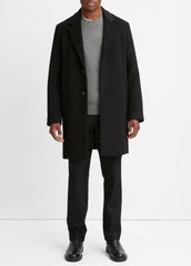Classic Italian Wool-Blend Coat in Jackets & Outerwear | VINCE Men