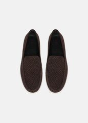 Sonoma Woven Suede Loafer in Loafers | VINCE Men