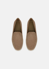 Sonoma Woven Suede Loafer in Loafers | VINCE Men