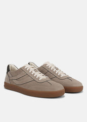 Oasis Contrast-Edge Suede & Leather Sneaker in Sneakers | VINCE Men
