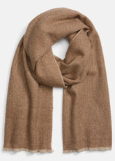 Herringbone Cashmere Scarf in Scarves & Hats | VINCE Men