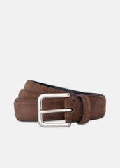 Men's 30mm Stitched Suede Belt in Belts | VINCE Men