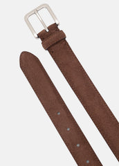 Men's 30mm Stitched Suede Belt in Belts | VINCE Men