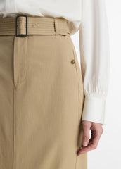 Cotton Trench Pencil Skirt in Dresses & Skirts | VINCE Sale